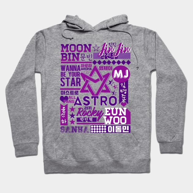 Astro Collage Hoodie by lovelyday